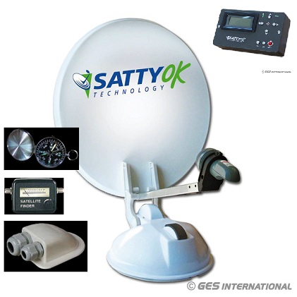 camper Antenne Satellitari  Satty ok semi-automatico